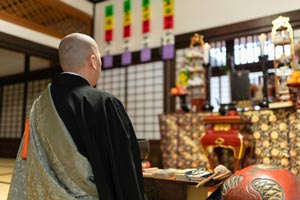 派遣されたお坊さん
