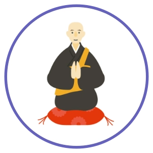 お坊さん派遣のイラスト