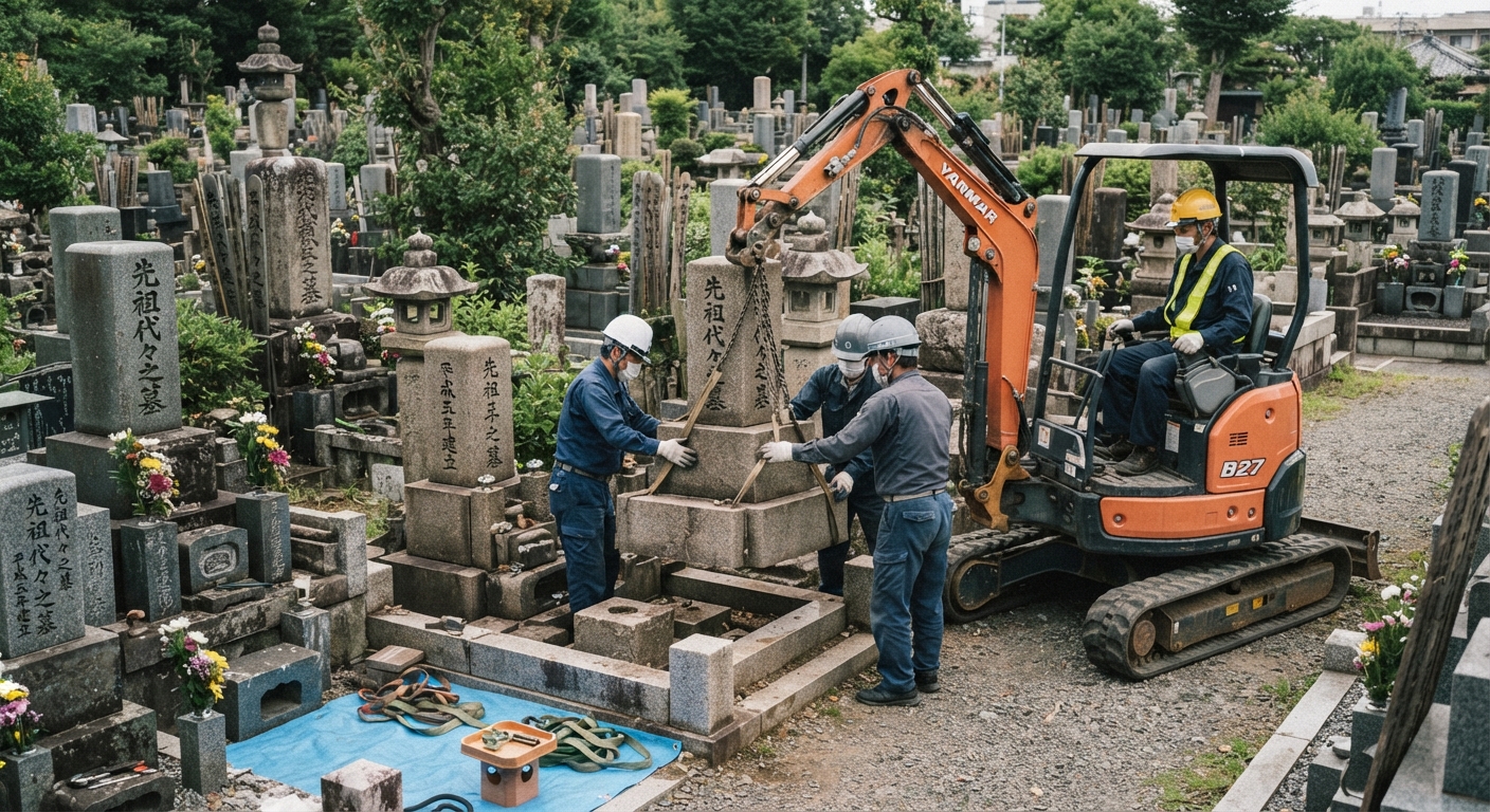 お墓の撤去