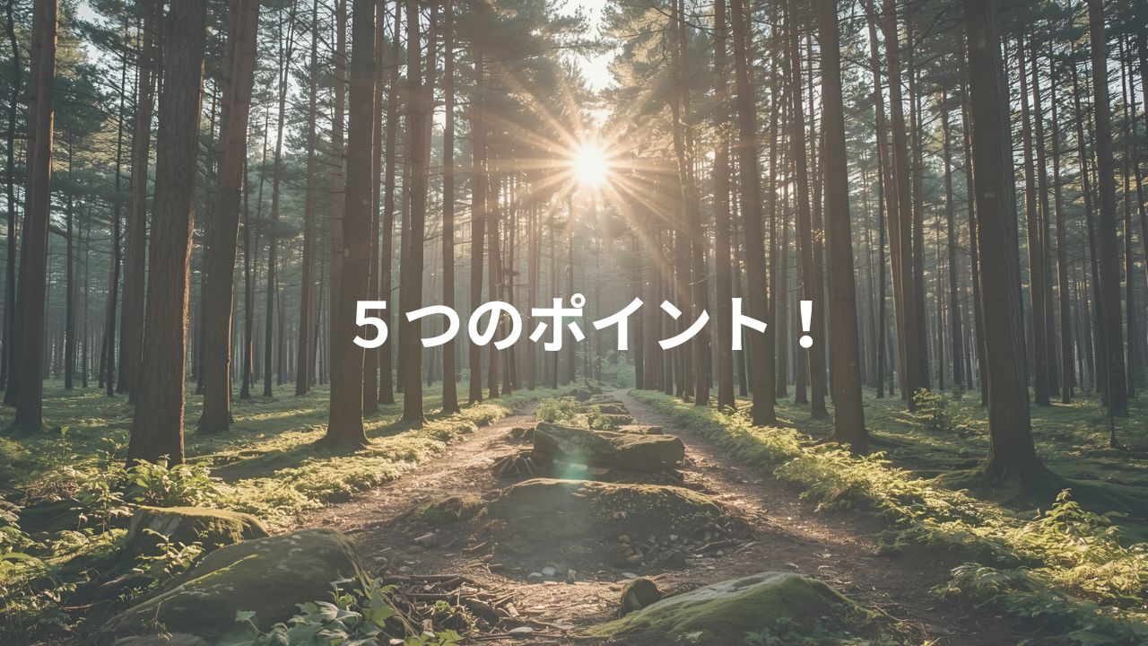 神奈川県で樹木葬を選ぶときの５つのポイント
