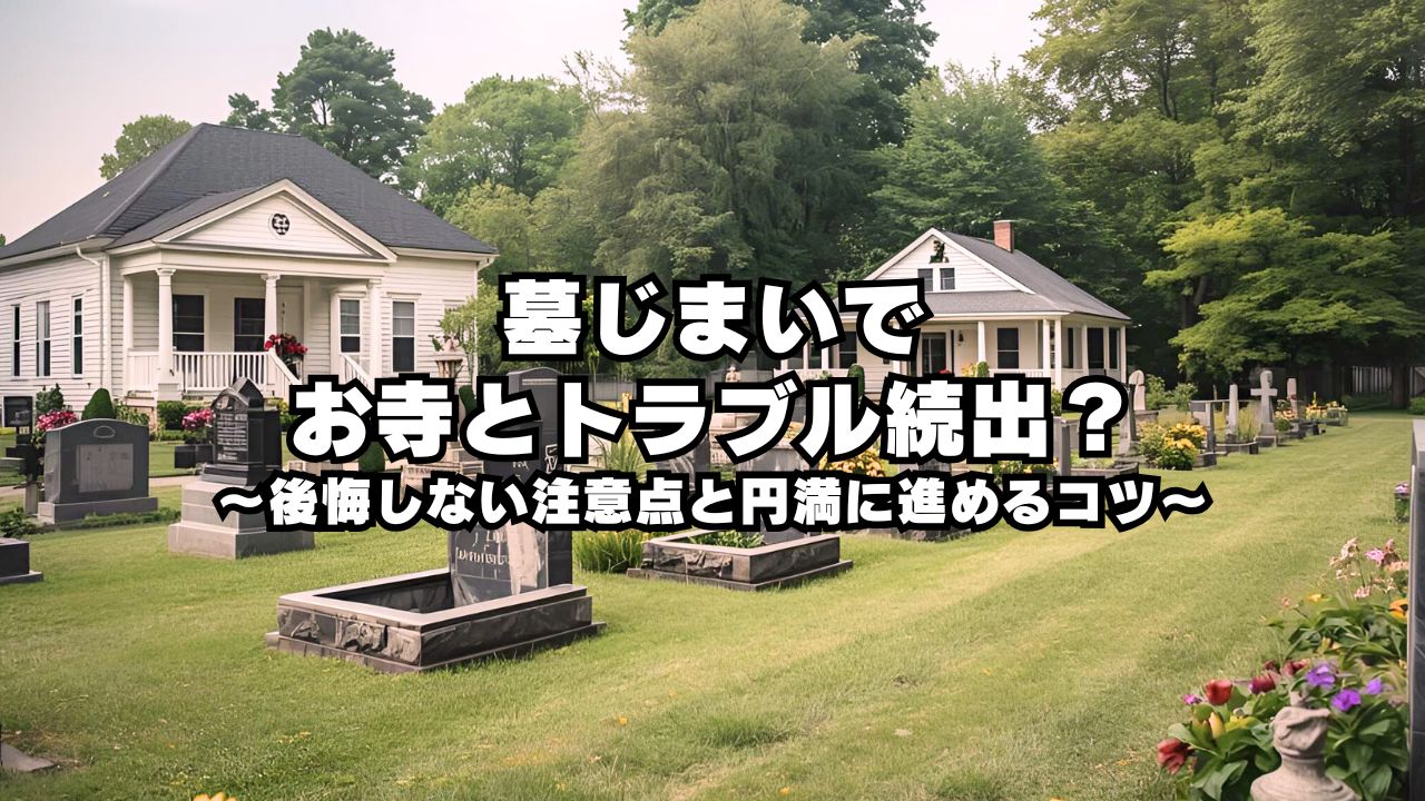 墓じまいで お寺とトラブル続出? ~後悔しない注意点と円満に進めるコツ~
