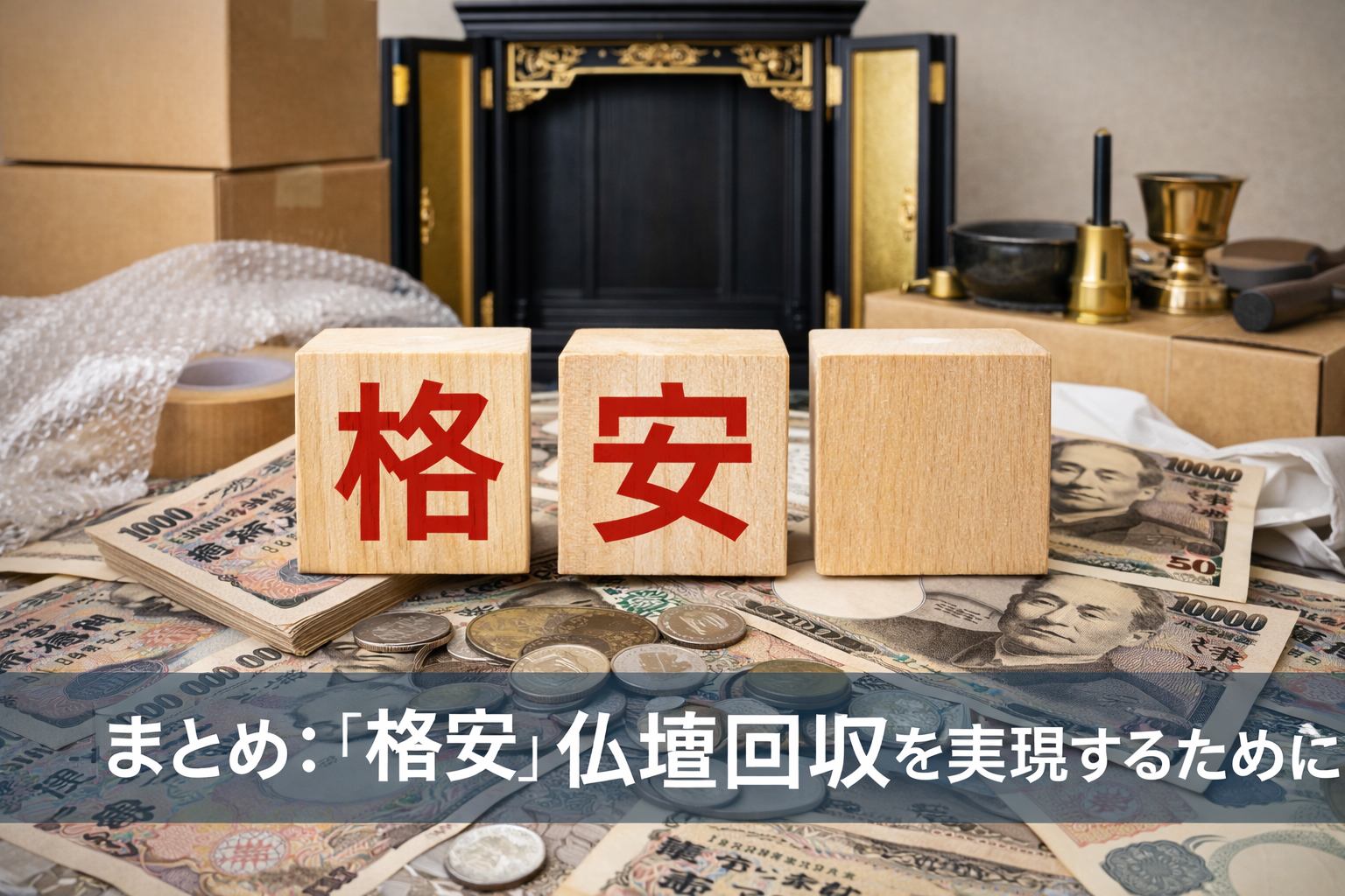 まとめ：「格安」仏壇回収を実現するために
