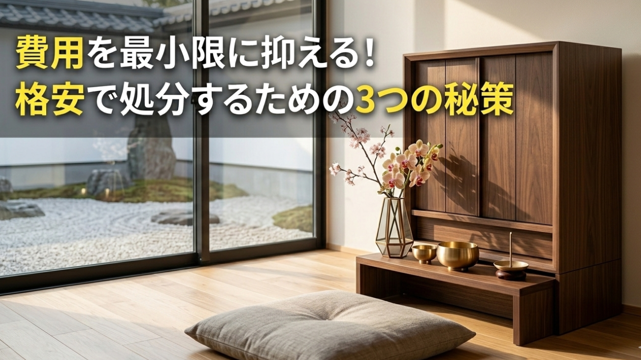 費用　格安　３つの秘策