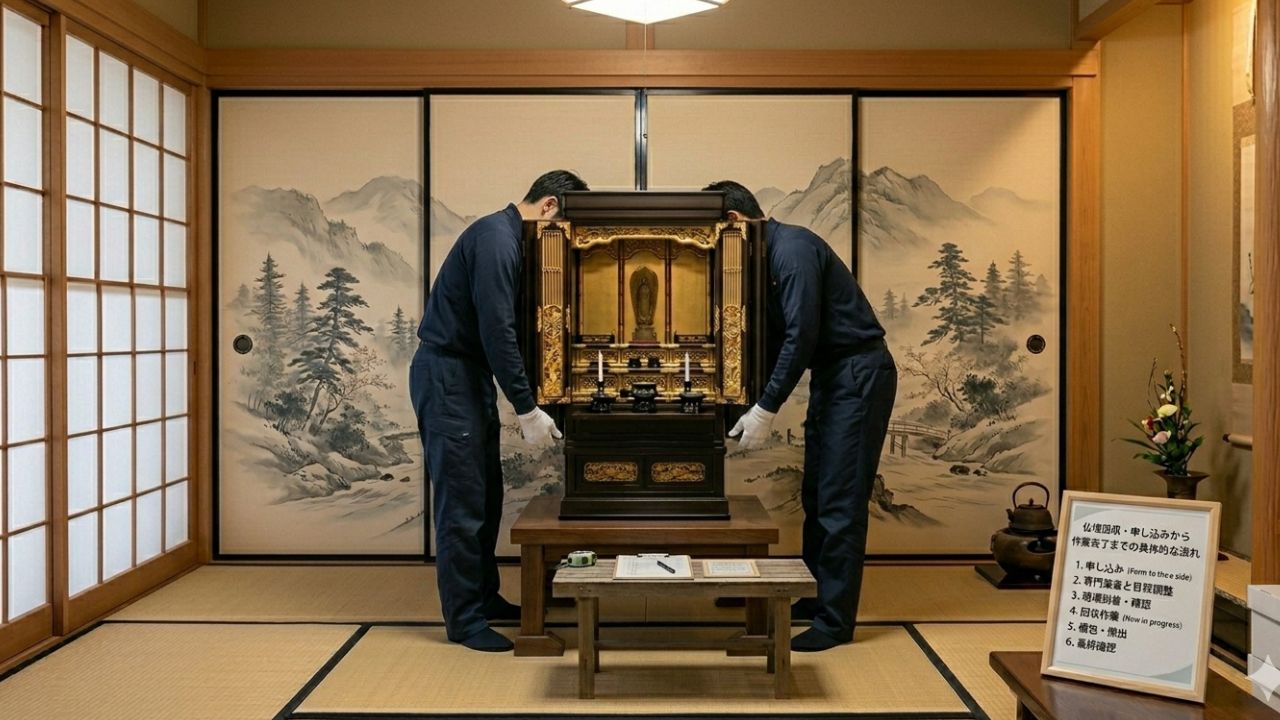 申し込みから作業完了までの具体的な流れ